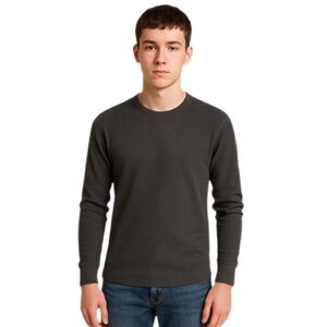 Architect Jean Company Gray Thermal Long Sleeve Shirt – Size L (Boys)